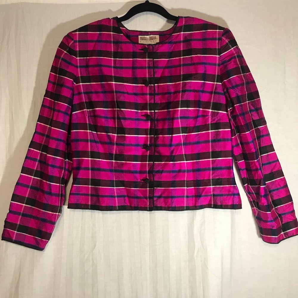 Vintage Maggy London Silk Blouse Size 12